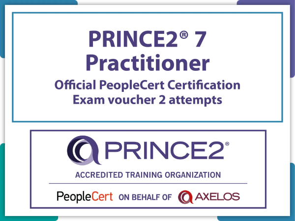 PRINCE2® Practitioner - Official PeopleCert Certification Exam voucher 2 attempts. Code: PRINCE2PR-Ex-2